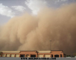 В Молдову пришло облако пыли из Сахары