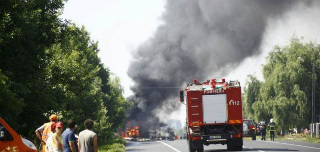 Пожарные из Кишинева прошли испытания при температуре выше 900 градусов