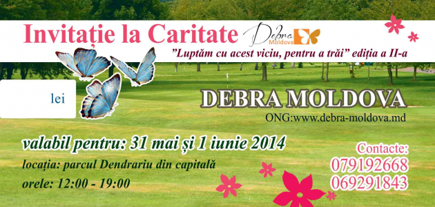 DEBRA Moldova charity event
