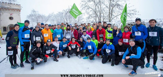25 января Sporter.md организовал уникальный забег в винных подвалах Cricova