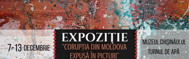 Выставка картин “Коррупция в Молдове”