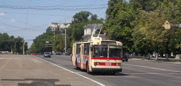 В Кишиневе троллейбусы начнут ездить по улице Колумна