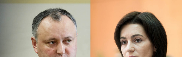 Dodon și Sandu se vor confrunta pe 13 noiembrie în al doilea tur de scrutin