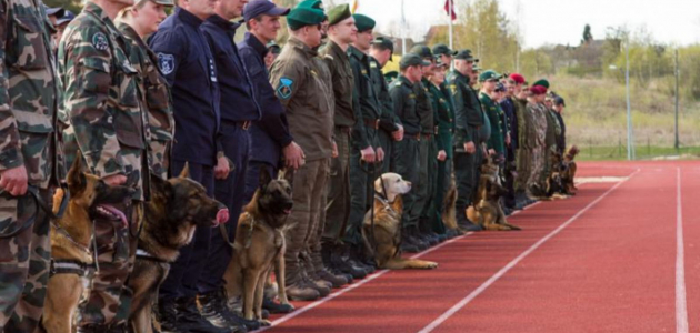 Echipele canine ale Poliției de Frontieră, premiate în Letonia