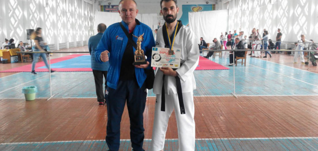 Petru Cataraga a luat locul întâi la Campionatului Ucrainei de Para-Taekwondo