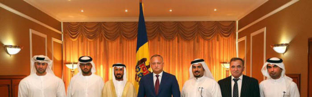 Președintele Moldovei a avut o întrevedere cu delegaţia din Emiratele Arabe Unite