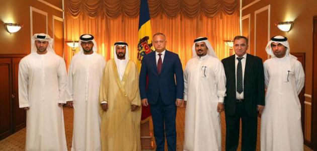 Președintele Moldovei a avut o întrevedere cu delegaţia din Emiratele Arabe Unite