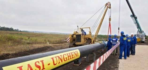 Până la sfârșitul, va fi dat în exploatare gazoductul Iași–Ungheni–Chișinău