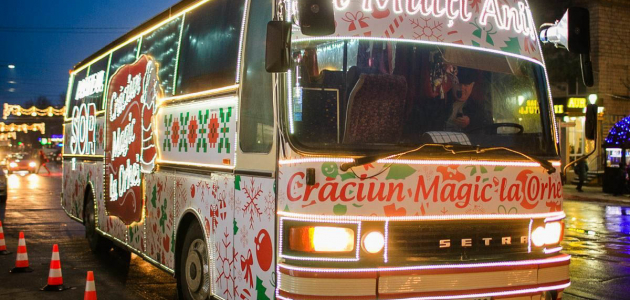 Рождественский автобус партии “Шор” начал свой курс по селам Молдовы