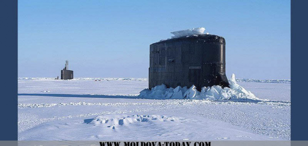 Подлодка ВМС США застряла во льдах Арктики