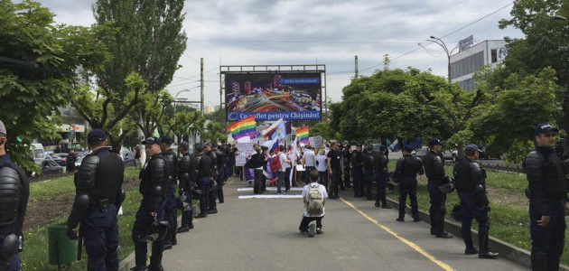 Гей-парад в Молдавии прошел до конца