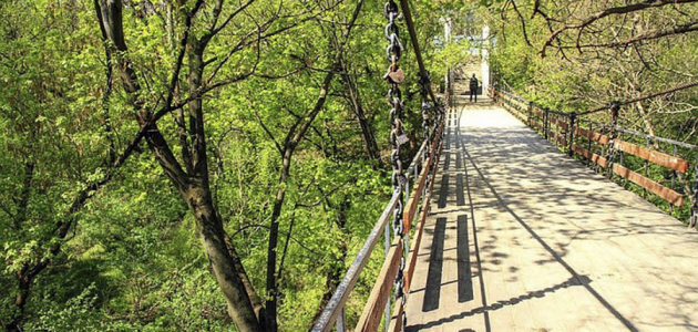 В парке “Долина Роз” приступили к восстановлению мостов