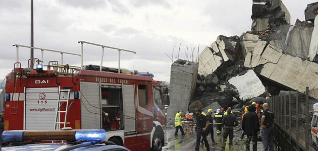 Под обломками моста в Италии были найдены тела 35 человек