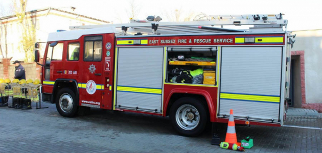 Великобритания подарила Молдове пожарные машины