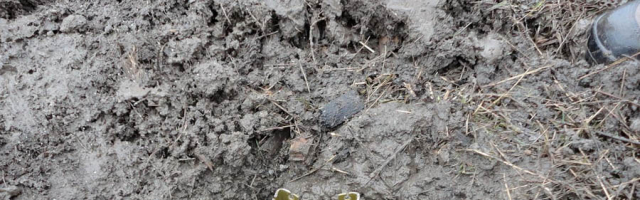 В Бельцах обнаружили мину, прямо на улице (фото)