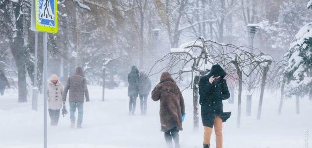 В Молдову снова идут снегопады