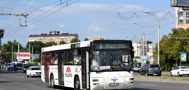 Доходы автобусного парка в Кишиневе выросли на 26%
