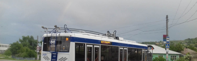 Новый троллейбус в Кишиневе: Бубуечь – центр Кишинева