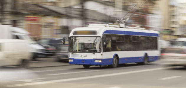 Toate troleibuzele din Chișinău vor fi monitorizate în regim online