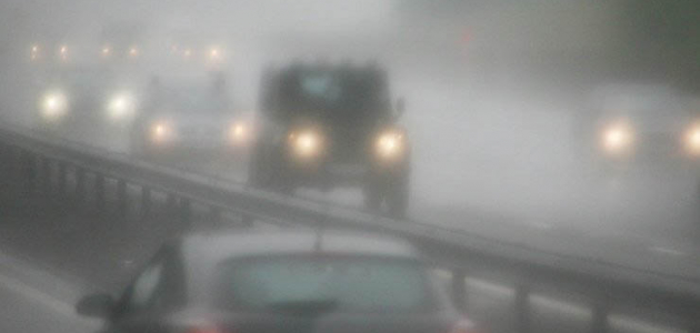 Густой туман на дорогах страны
