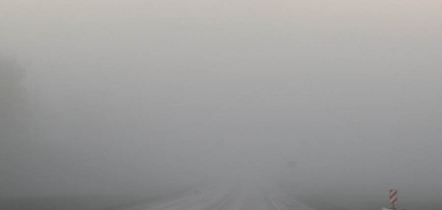 На дорогах Молдовы густой туман