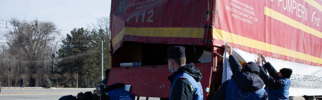 Гуманитарная помощь прибыла в Кишинёв