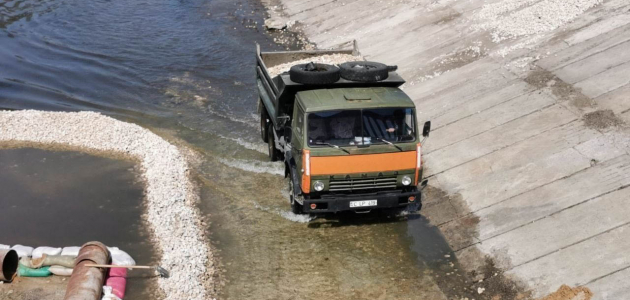 В Кишиневе начались работы по бетонированию русла реки Бык