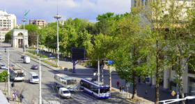 Курс общественного транспорта Кишинева на Радоницу
