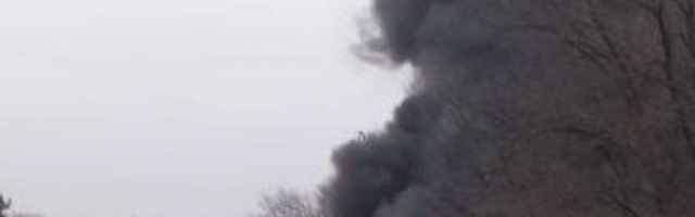 В Страшенах по дороге в Кишинёв загорелся автобус