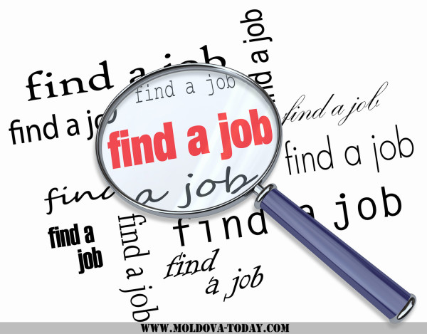 Find a Job - Magnifying Glass on Words