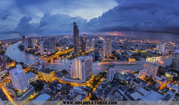 панорама вечер бангкок