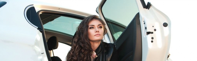 Auto cars and beauty girls