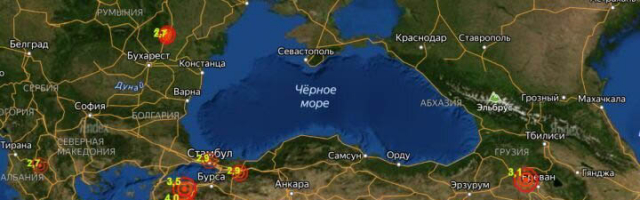 Зону Вранча снова ночью потрясло