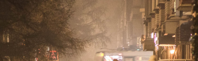 В новогоднюю ночь в городе было “нечем дышать”